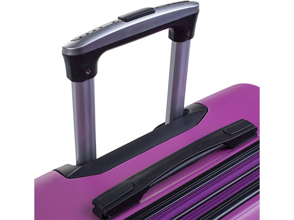 Conjunto de 3 Malas de Viagem ITACA Extensivel Roxo (35/70/100 L)