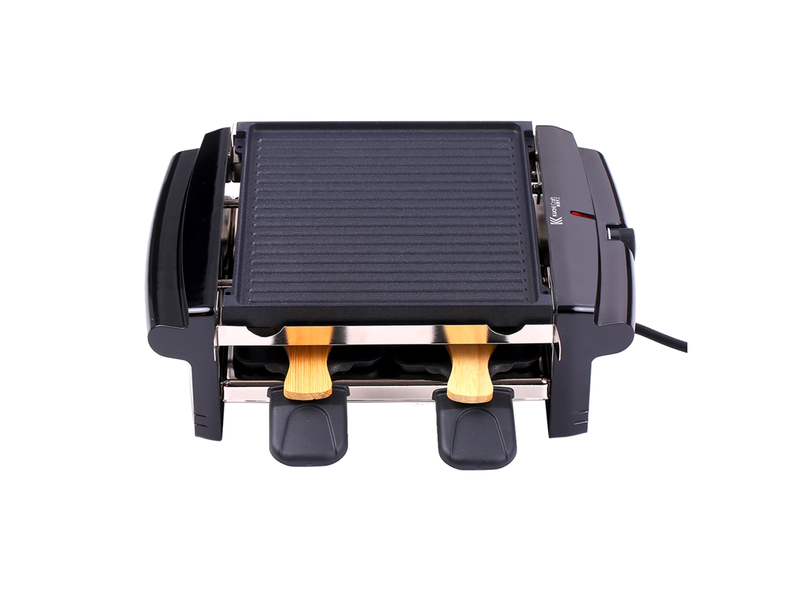 Churrasqueira Elétrica Sem Fumaça Mínima Com 4 Formas