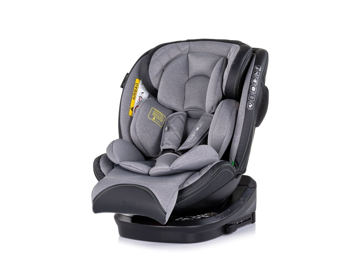 Cadeira Auto Hypnotic I Size Com Isofix E Rotação 360º Da Chipolino Cloud Cinza (40 150cm)