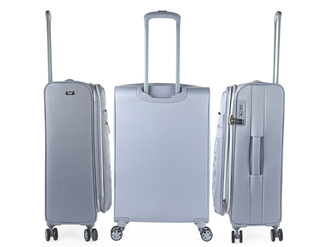 DKNY DKNY-624 After Hours Medium Eva Suitcase Impressão Do Logotipo Da Storm Grey 41X68X26 Cm 59 5L