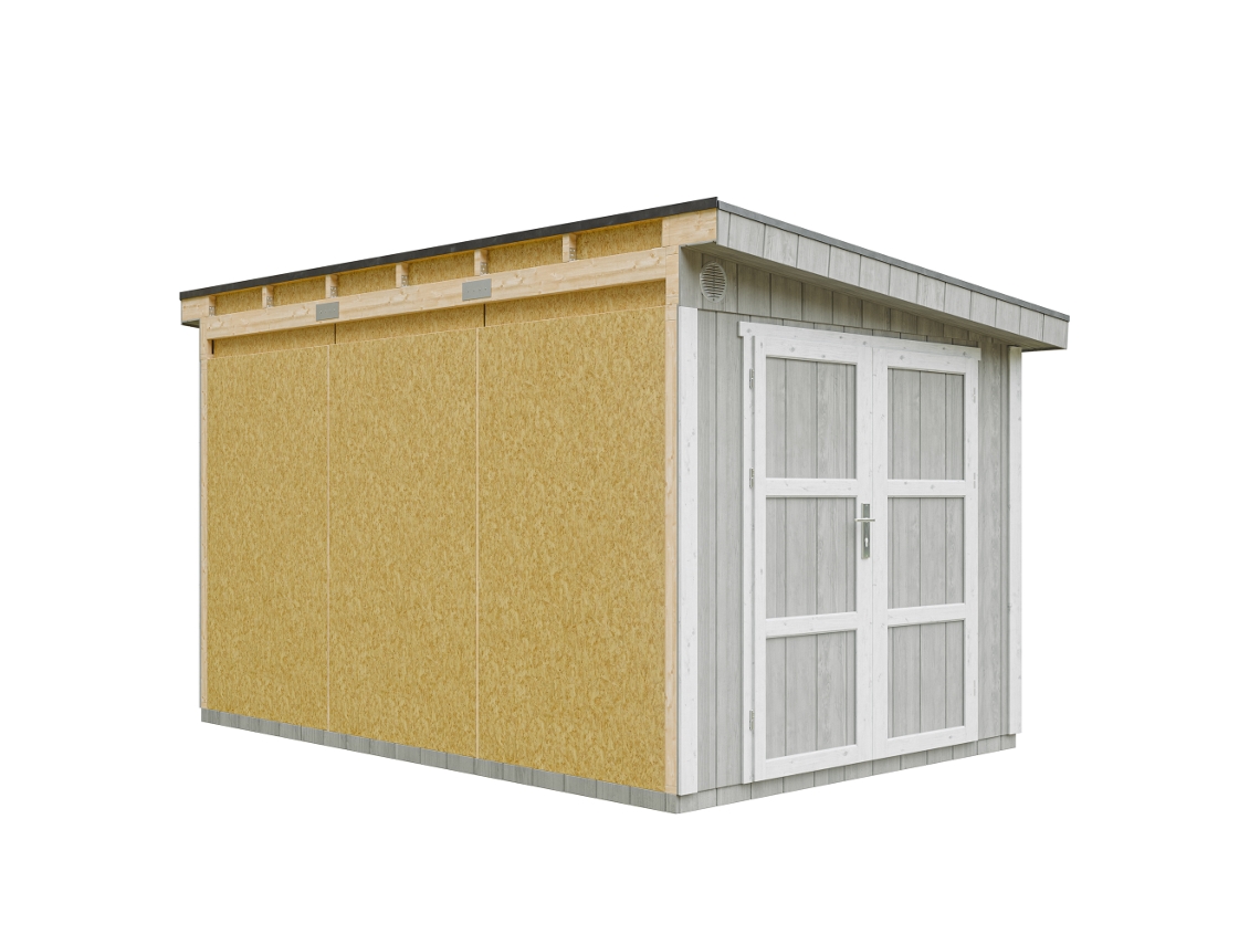 Casa De Jardim Qualidade Premium 8,68 M² A231x248x412 Cm Timbela M939 Tundra Grey