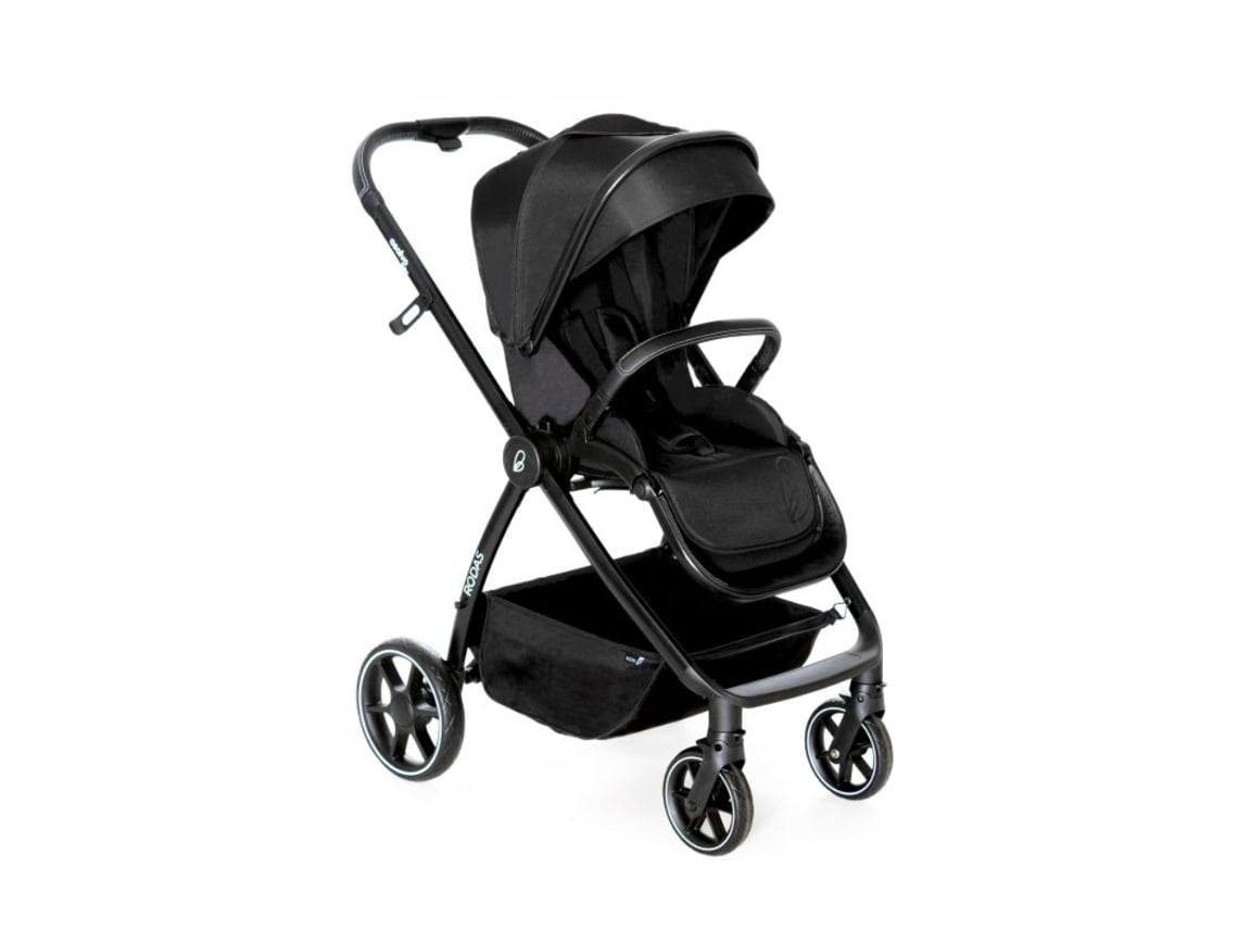 Carrinho De Bebé 3 Em 1 Asalvo Rodas Black