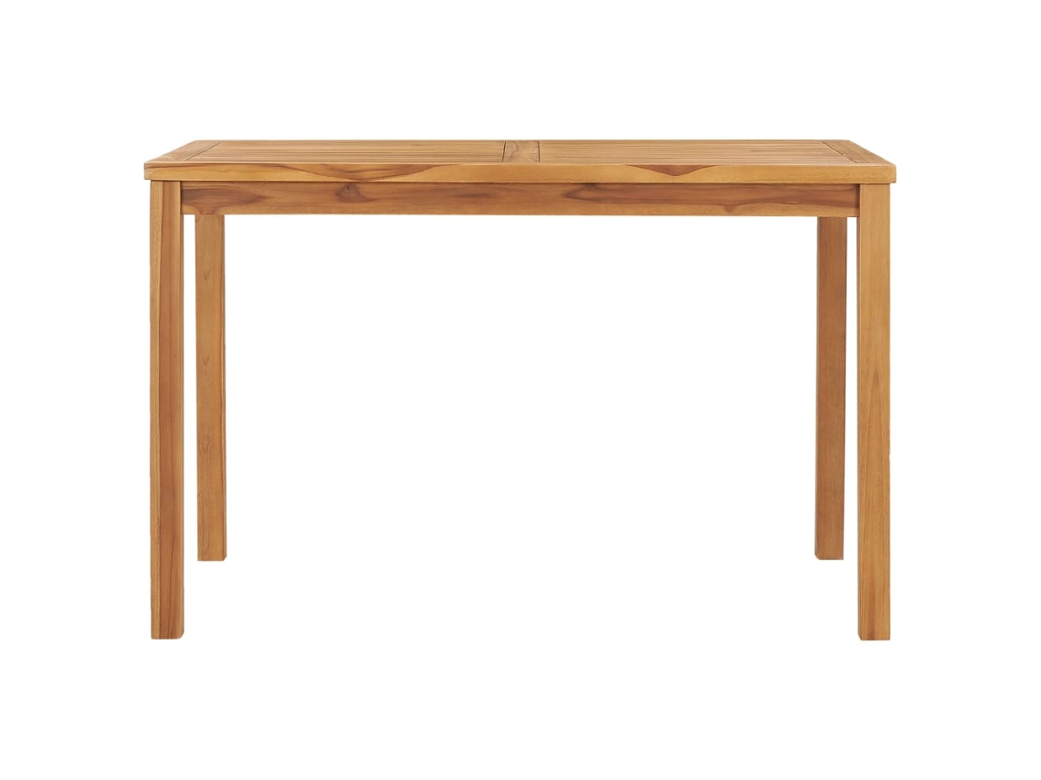 Mesa De Jantar Jardim 120x70x77 Cm Madeira Teca Maciça