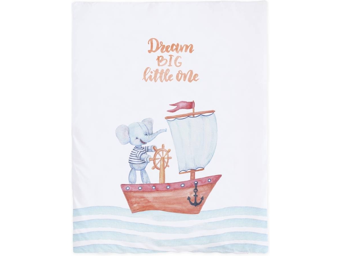 Mini Berço e Têxtil TANUKI Sailor Boat Multicolorido (15x85x55 cm)