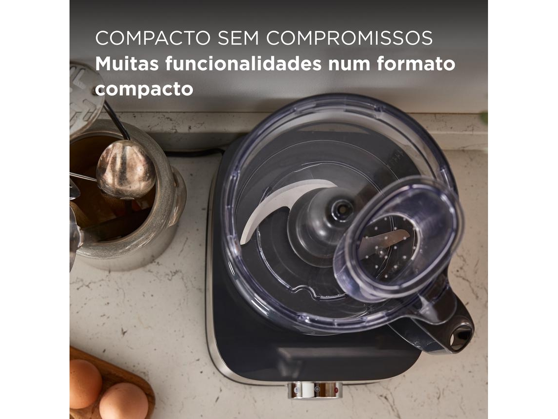 Processador de Alimentos KENWOOD MultiPro Compact FDM301SS (2.1 L - 800 W - 9 acessórios)