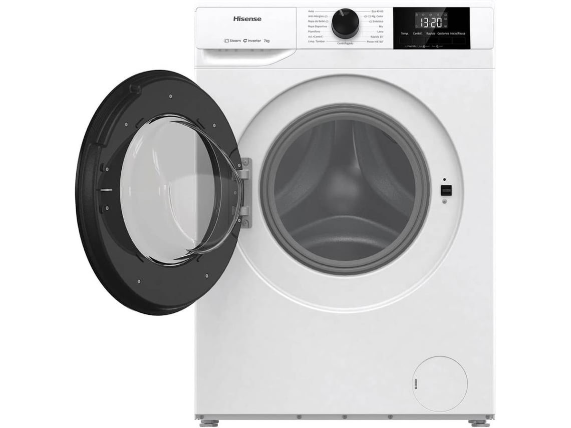 Máquina de Lavar Roupa HISENSE WF1G7021BW (Branco - 1200 rpm - 7 kg)
