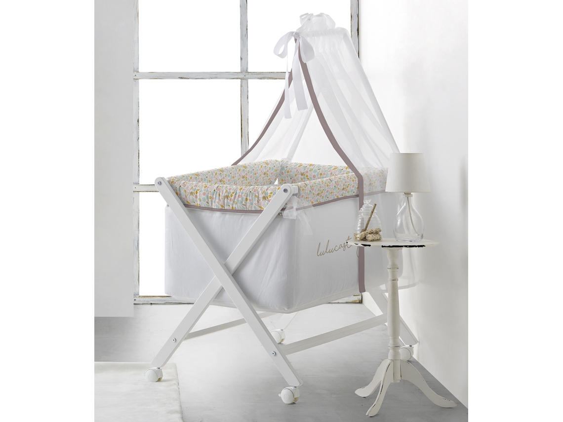 Mini berço e véu em tecido Tanuki (l)
