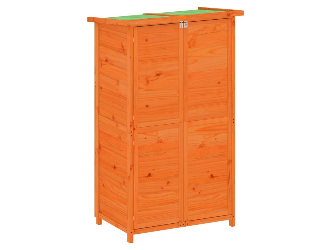 Abrigo MAISON EXCLUSIVE para Ferramentas 83x57x140 cm Pinho Maciço Castanho