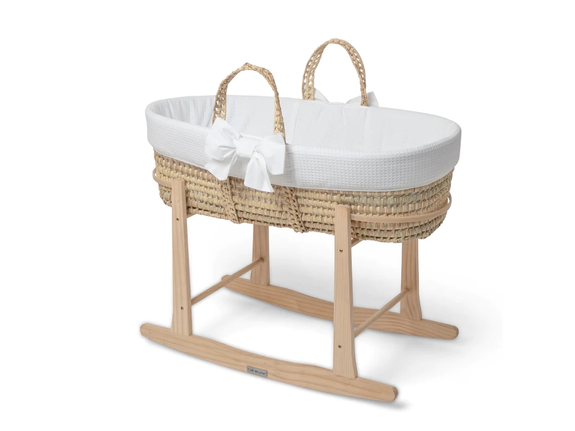 Berço de Bebê Chelsea na Cor Branco Edição Limitada CLAIR DE LUNE