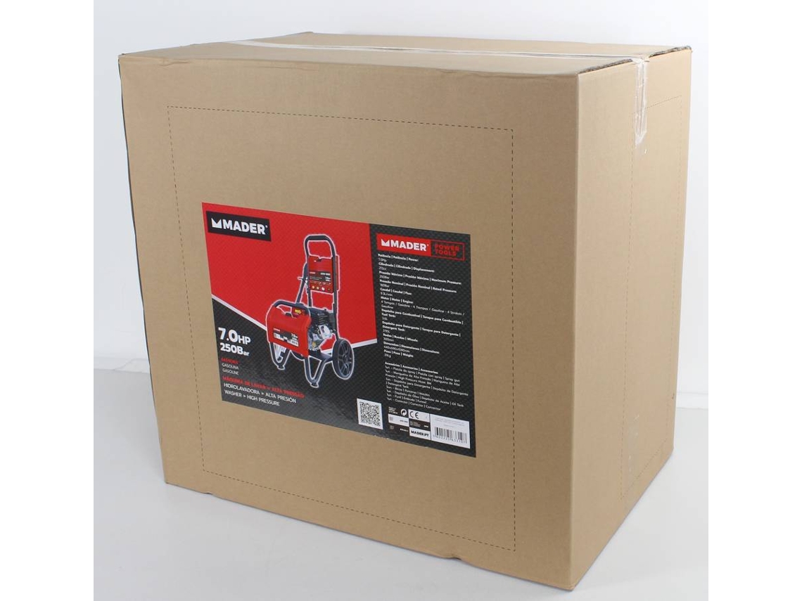 Máquina de Lavar alta Pressão 210Bar, 7HP - MADER