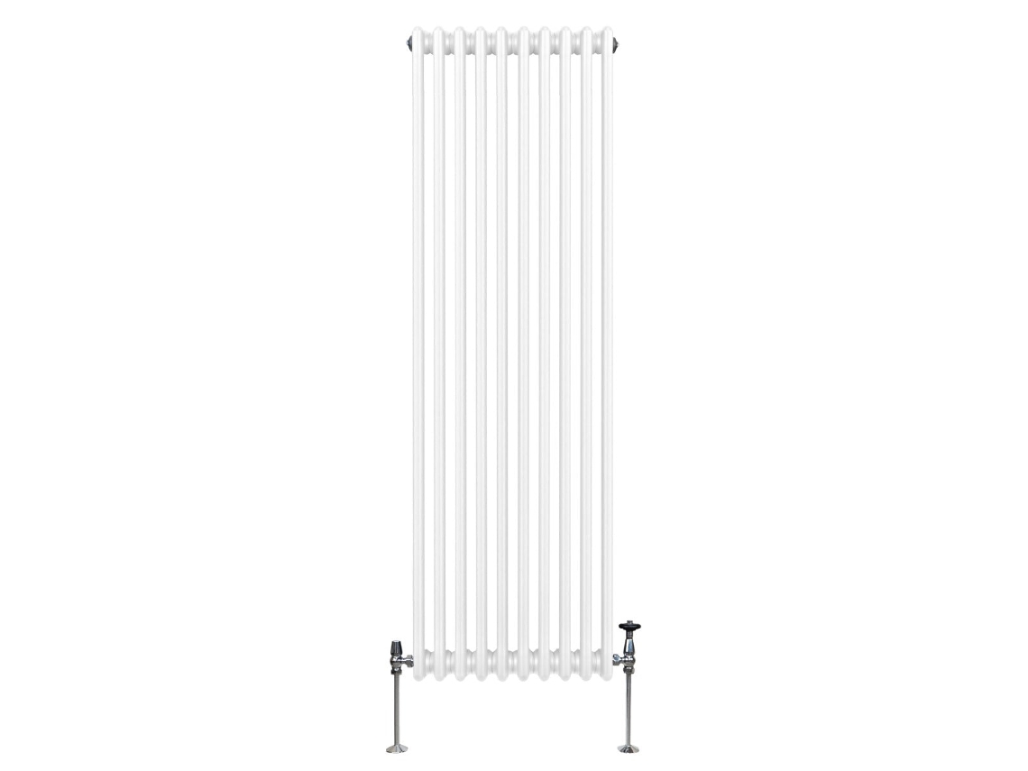 Radiador Vertical Tradicional De 3 Colunas Em Aço Carbono 1,5 Mm Branco, 1800×472 Mm, Emissão De Calor 6596 Btu, Monstershop