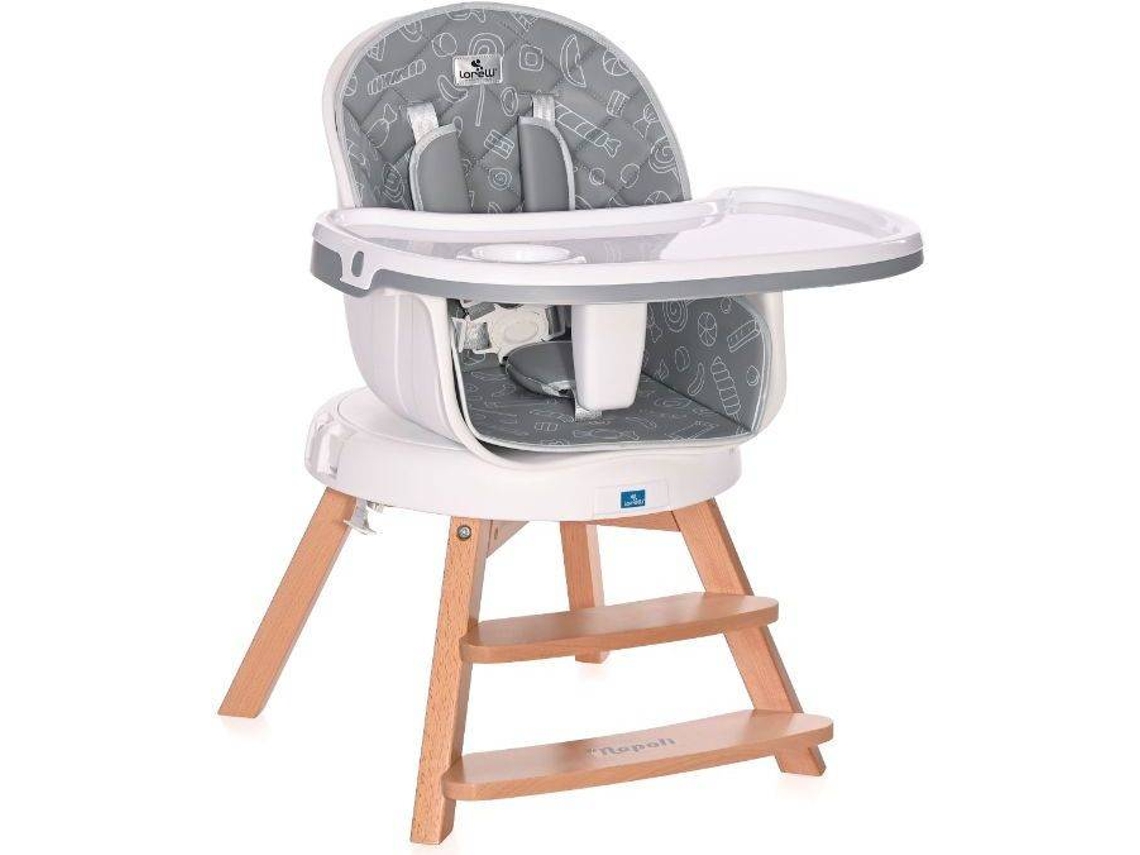 Cadeira de Refeição LORELLI Napoli Rotation Grey Scandy (Cinzento)