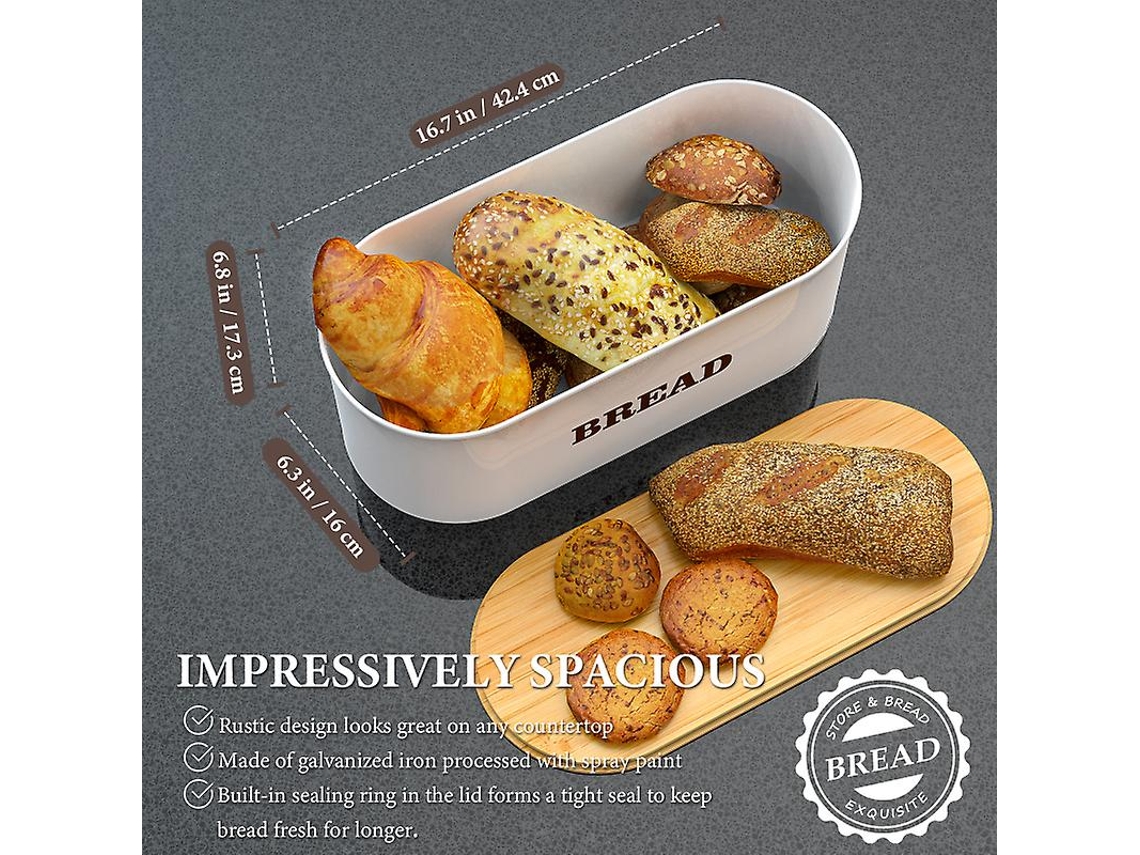 1 Unidade De Caixa De Pão Para Bancada De Cozinha Allinless