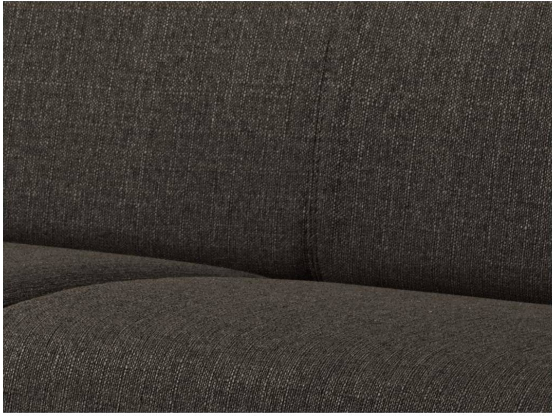 Sofá Cama Vizir LINEA SOFA (Castanho Chocolate - Tecido e Veludo - 196x94x100 cm/Dimensões da cama: 140-159 cm)