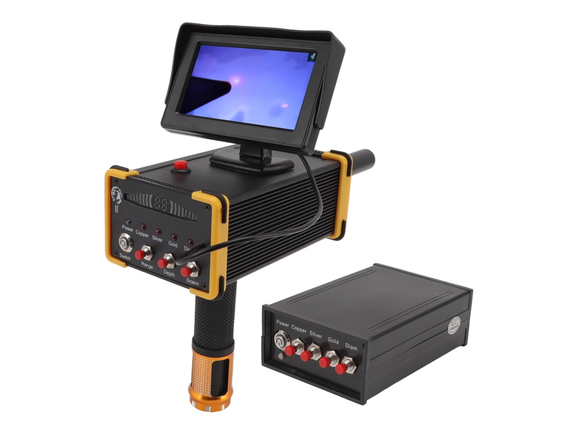 Detector De Metais Subterrâneos Portátil Profundo De 15m Buscador De Ouro Dispositivo Scanner Outro