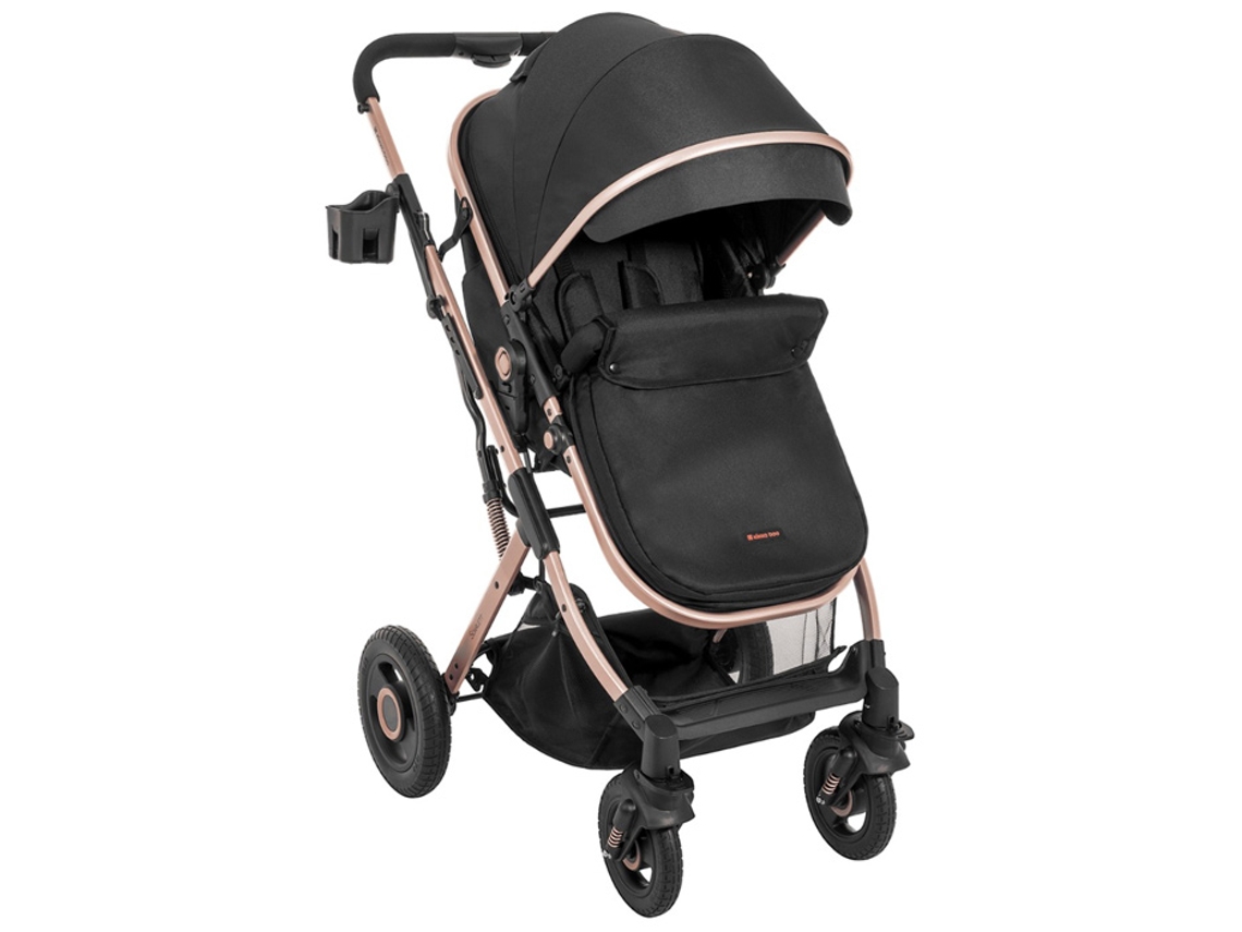Carrinho de Bebé 2 em 1 KIKKA BOO Scarlett Negro