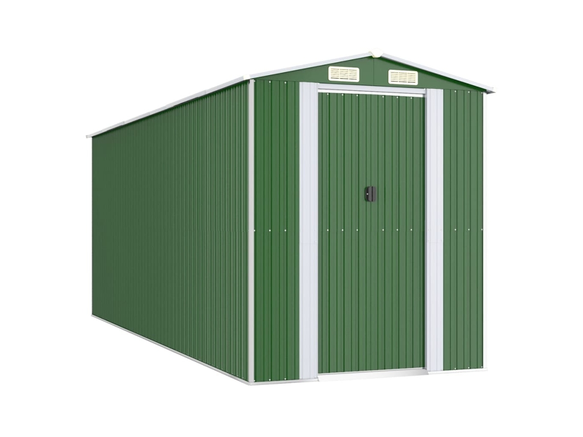 Abrigo MAISON EXCLUSIVE 192x523x223 cm Aço Galvanizado Verde