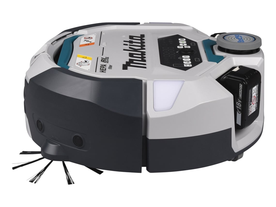 Aspirador de pó robô MAKITA Drc300Z Bl 18V Lxt 3L com sensor Lidar e retorno para casa