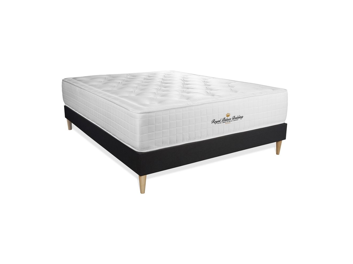 Sommier de Casal Buckingham Memória Altura ROYAL_PALACE_BEDDING Espuma com memória Preto (200x200)