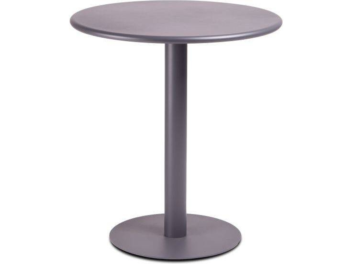 Mesa Redonda de Exterior Glot Antracita 70 X 73 X Cm DUEHOME