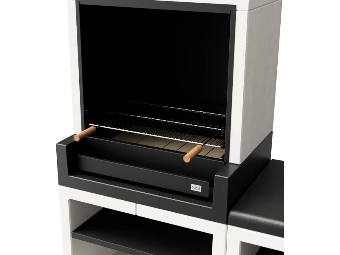 Churrasqueira TUOZI Conjunto Modulo com Pia e Torneira Kitaway (168x63x223cm)