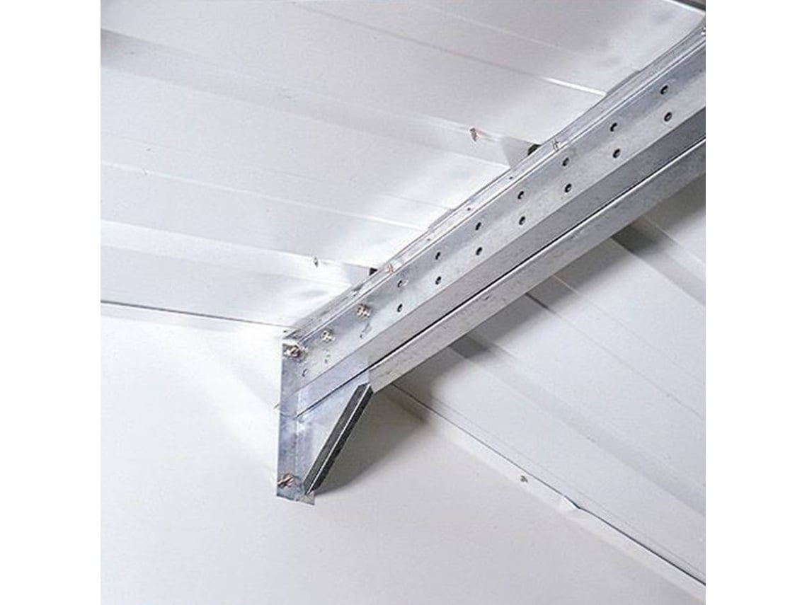 Abrigo de Metal GARDIUN Yorkshire 2,43 m² 121x201x190 cm Aço Galvanizado Verde - Kis12140