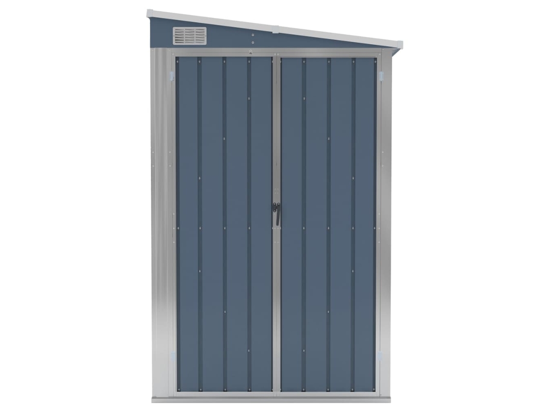 Abrigo Suspenso P/ Jardim 118x194x178 Cm Aço Galvaniz. Cinzento LOVELY HOME