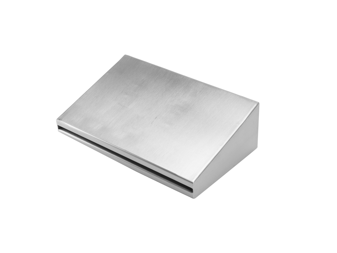 Fontana Retangular Cascata Aço Inox 12v Com Led