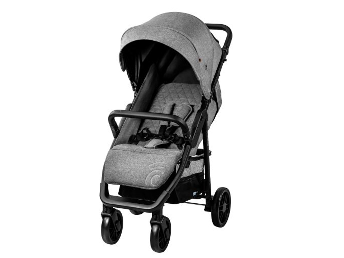 Carrinho de Passeio Ness 2 em Aço ASALVO Cinzento