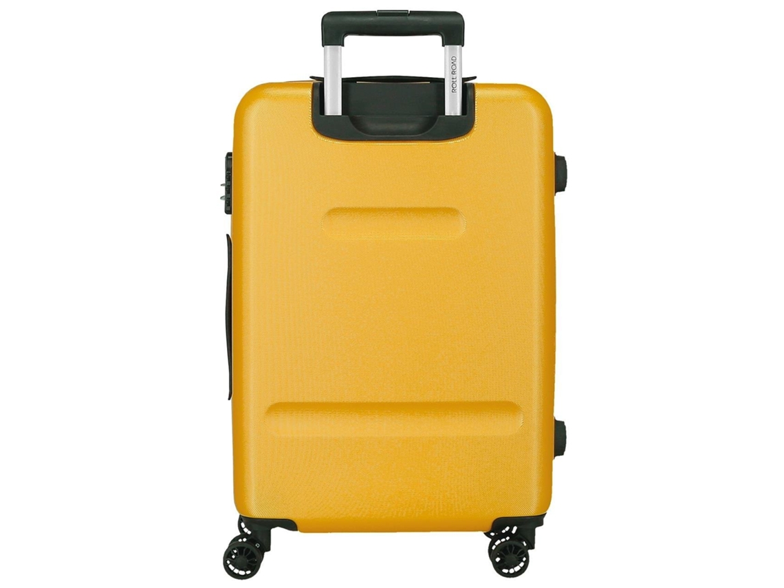 Conjunto de 3 Malas de Viagem ROLL ROAD Flex Amarelo (55/65/75cm - 35/56/91L)