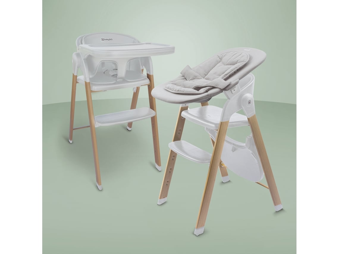 Cadeira Da Papa Multifunções Babygo Levels Newborn White