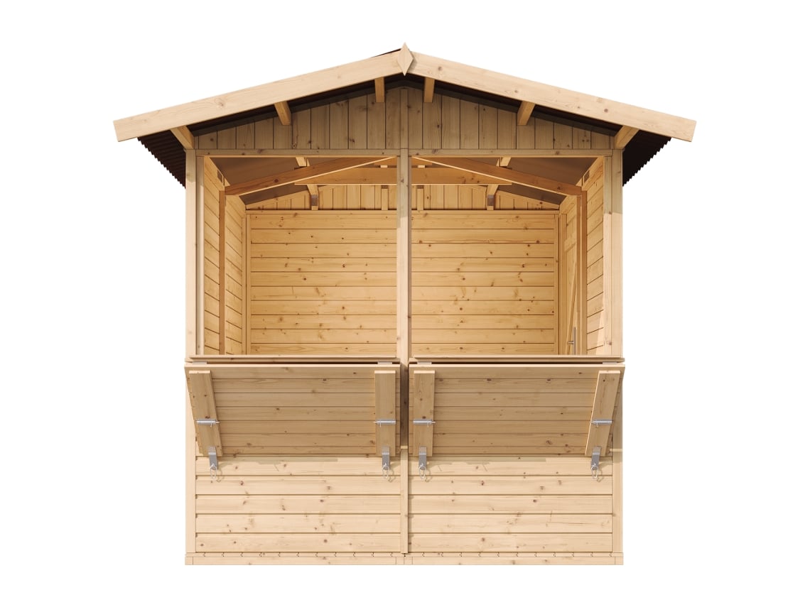 Abrigo de Madeira TIMBELA M149 (4 m² - 232x253x263 cm)