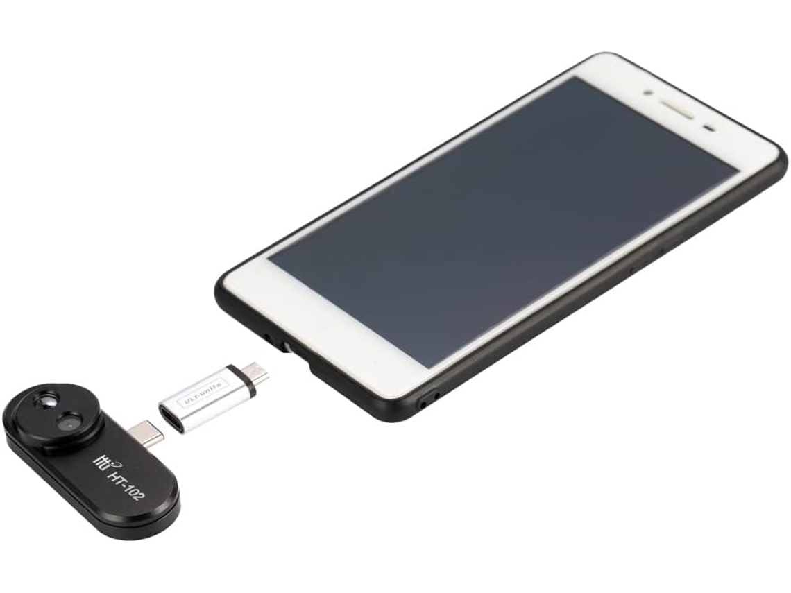 Câmera Termográfica Infravermelha Externa Multifuncional Para Celulares Android Zeuxo