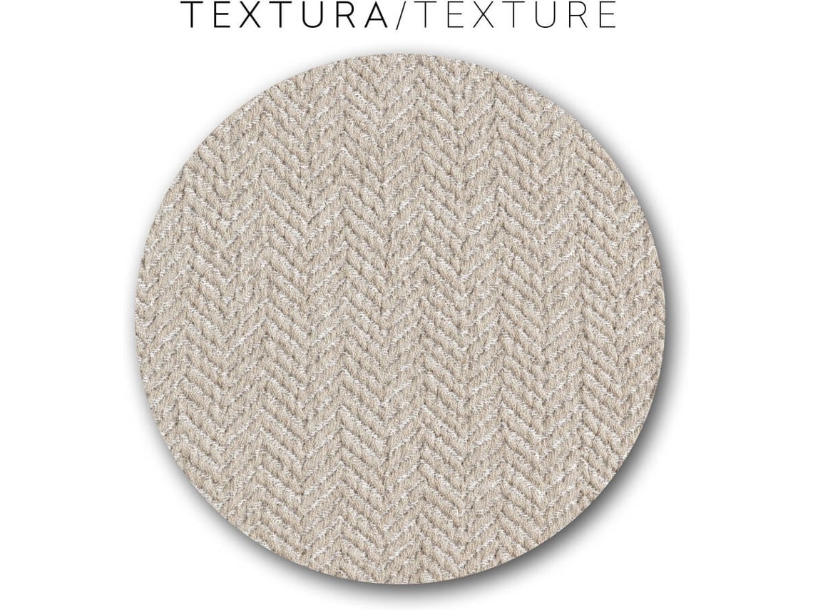 Capa de Chaise Longue de Canto Direita EYSA Premium Jaz Tecido Multielástico (500 x 110 x 120 cm - Poliéster e Algodão - Lino)