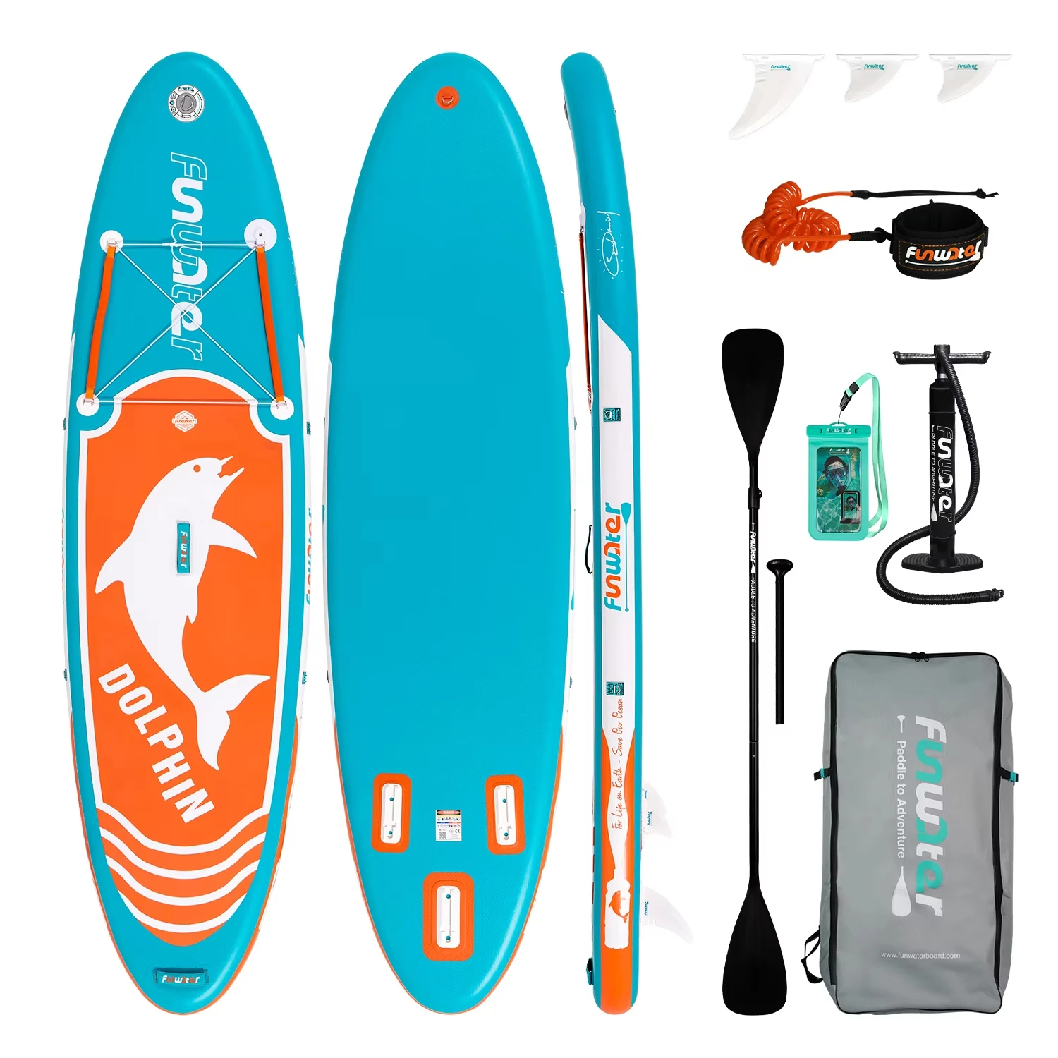 Prancha De Paddle Inflã¡vel, Design Estã¡vel, Kit Completo, Supfw08c Oem