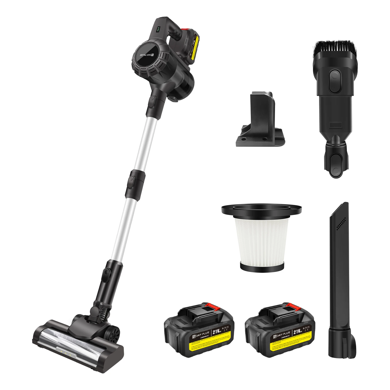 Aspirador Sem Fio, Sucção Poderosa, Usabilidade Versátil, 2 Baterias Oem