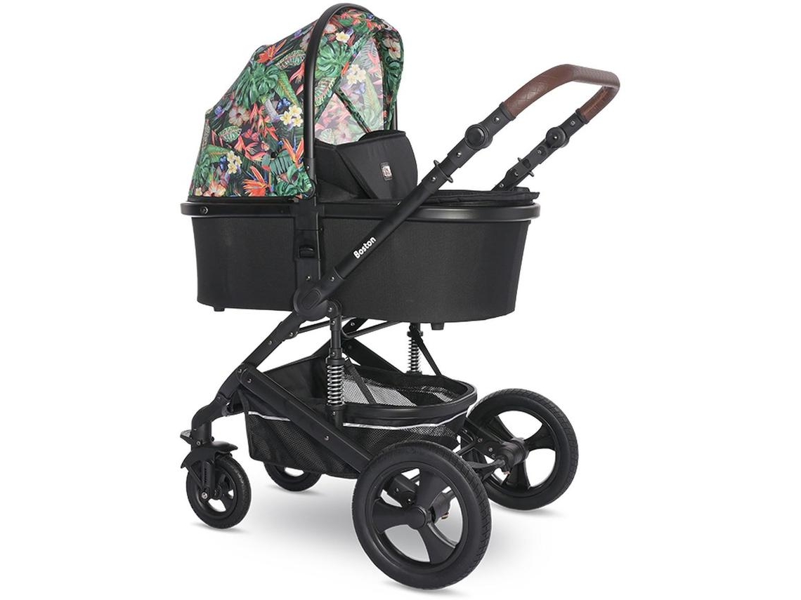 Carrinho de Bebê Boston de Três Peças Até 22 kg Da LORELLI Flores Tropicais