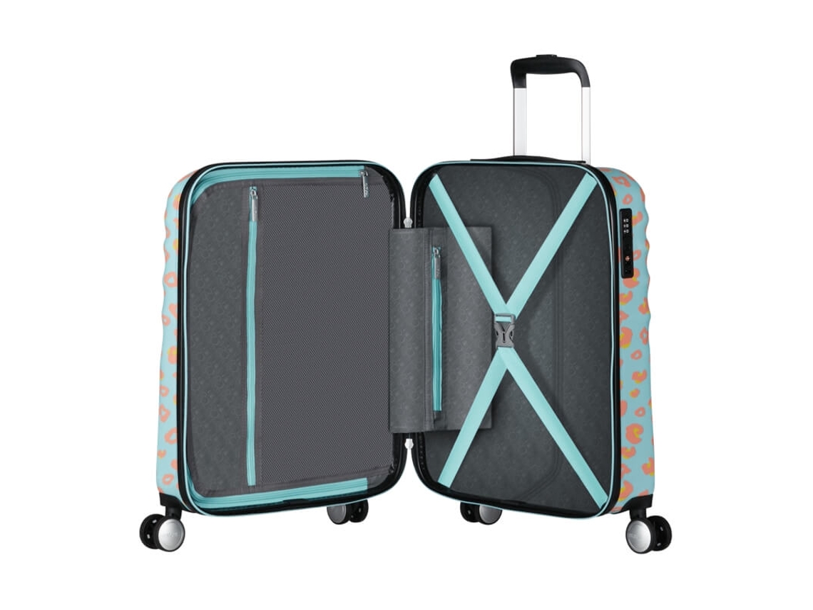 At Mala De Cabine 55cm Disney Wavebreaker Minnie Pastel Dots American Tourister