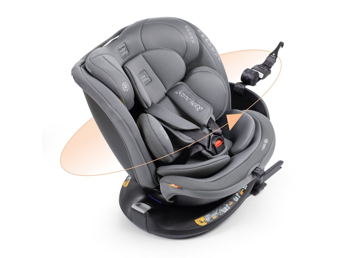 Cadeira Auto Babyauto Kanda I Fix Rotativa 360° 40 150 Cm Phantom Grey
