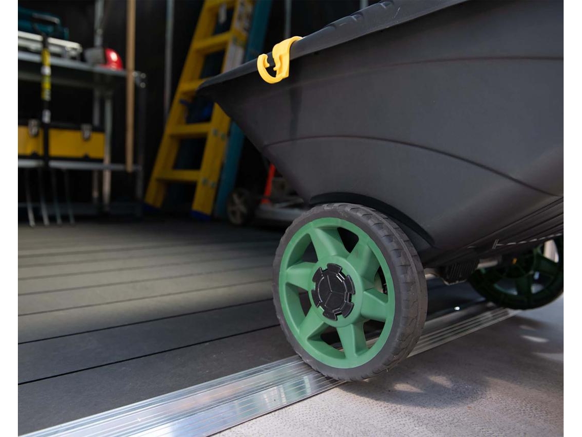 Abrigo de Jardim CANOPIA Yukon de Policarbonato 643X332X252 cm Cinza Incluir Chão