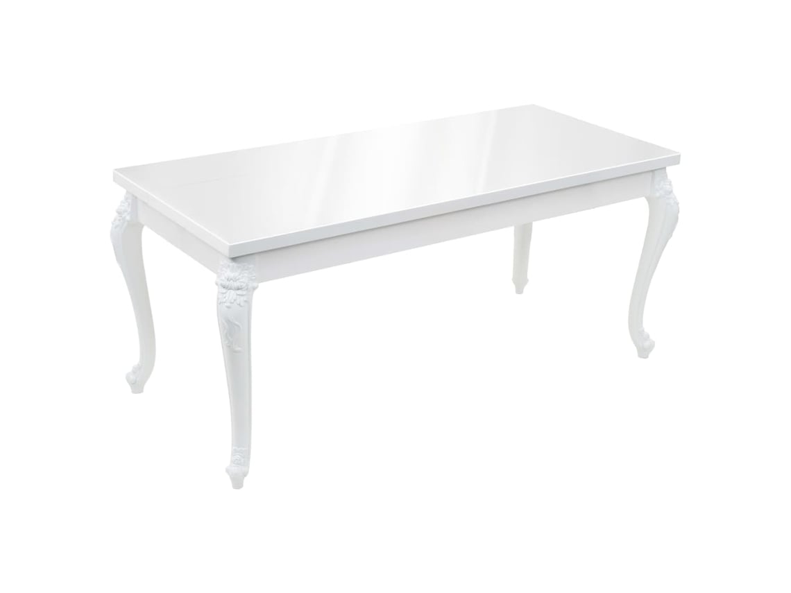 Mesa de jantar VIDAXL Branco MDF (179x89x81 cm)