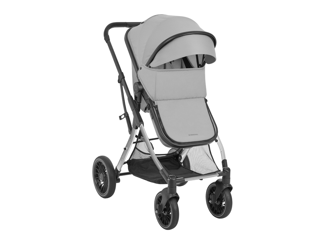 Carrinho 3 Em 1 Com Um Assento Convertível Cinza Kikkaboo