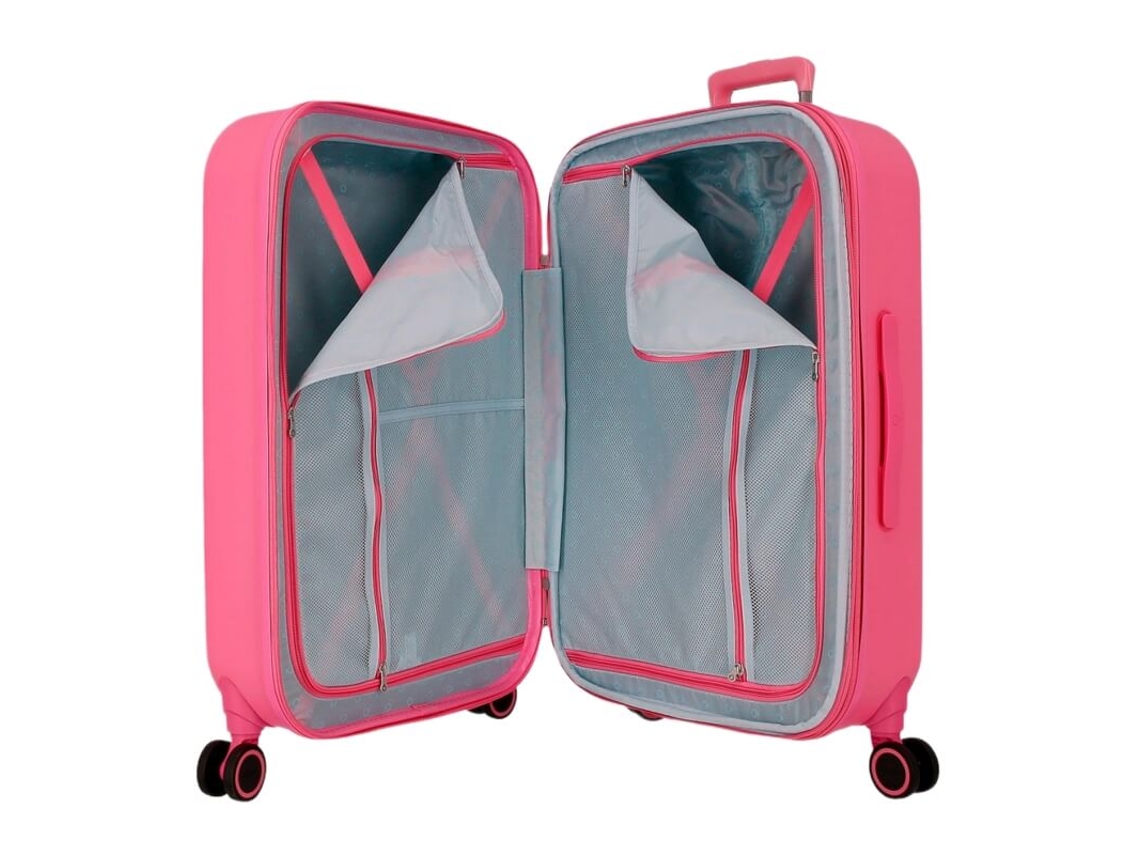 Mala De Viagem Média 70cm 4r Exp. Enso Stitch Playful Fúcsia