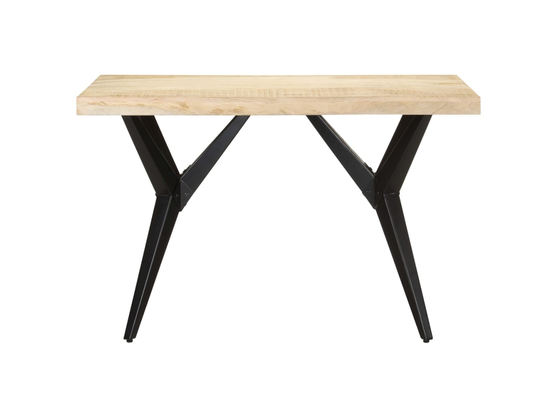 Mesa De Jantar 120x60x76 Cm Madeira De Mangueira Maciça Haochrymec