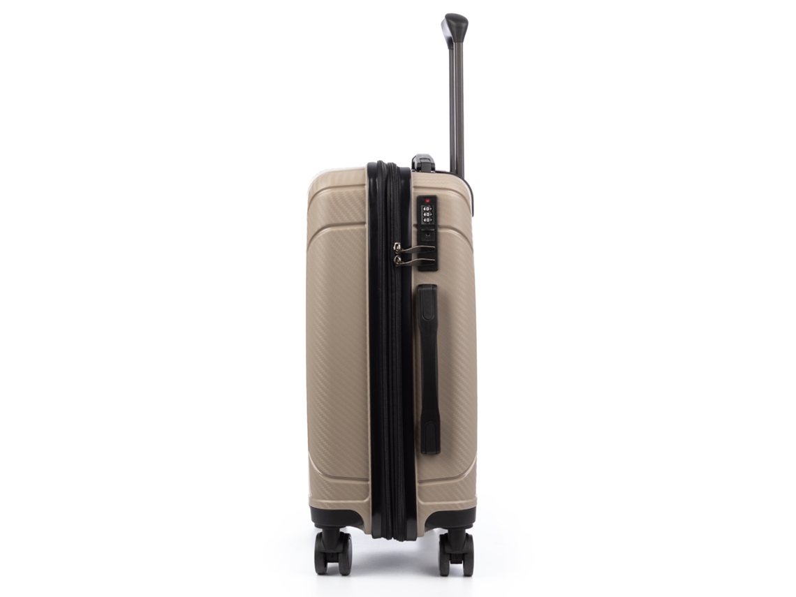 Jogo De 3 Malas Trolley Expansíveis De Pp Resistente A Impactos. Fechadura Tsa Numérica, 4 Rodas Duplas Giratórias 360°. Dam