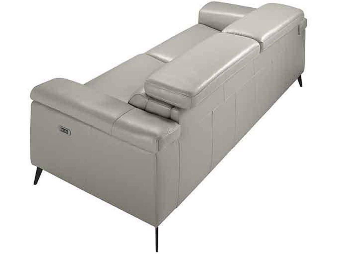 Sofá ANGEL CERDÁ S.L. 6108 (Preto, Cinzento - Madeira, Poliuretano - 215 x 103 x 99 cm)