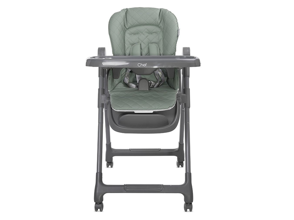 Cadeira Alta Para Bebê 3 Em 1 Chef Da Lorelli Couro Verde