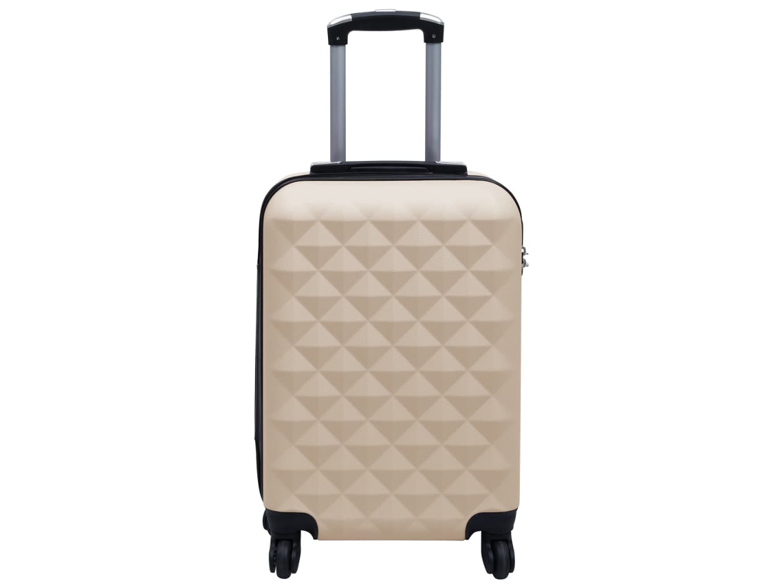 MAISON EXCLUSIVE Trólei em Estojo Rígido Abs Dourado