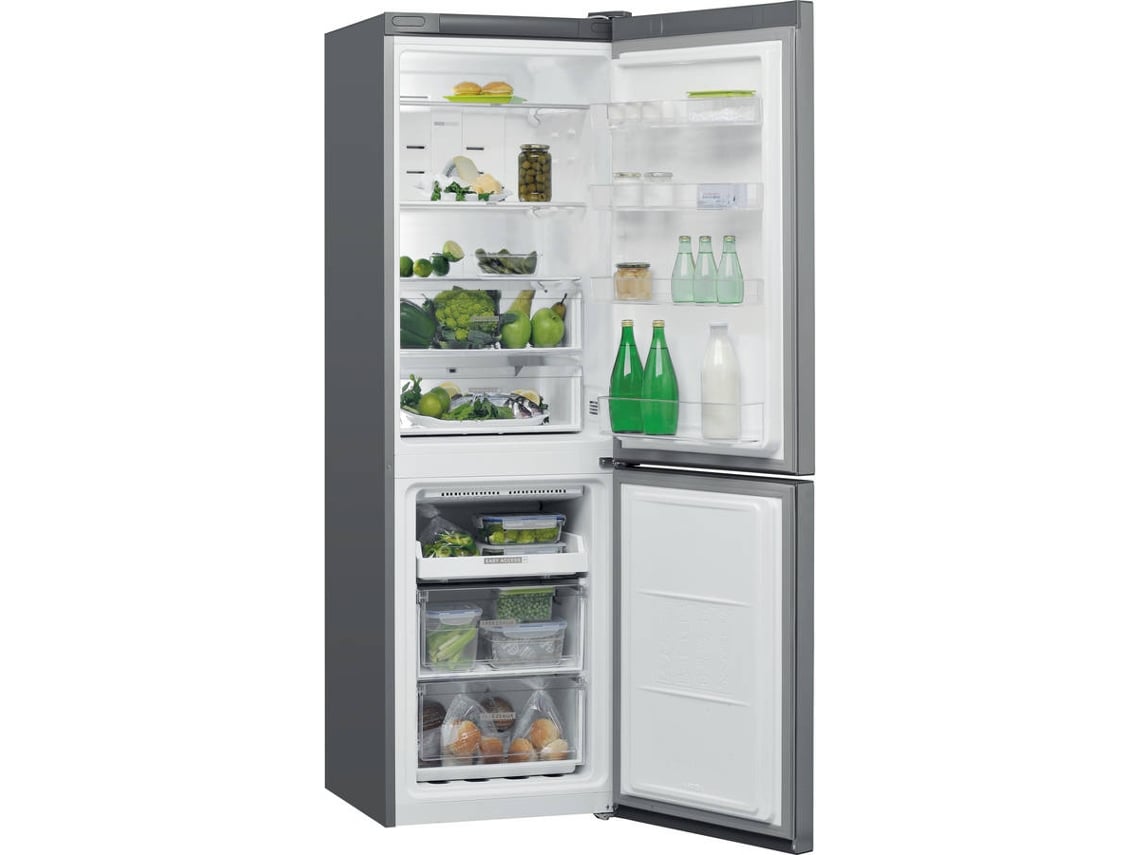 Frigorífico Combinado WHIRLPOOL W7 821O OX (No Frost - 189 cm - 343 L - Inox)