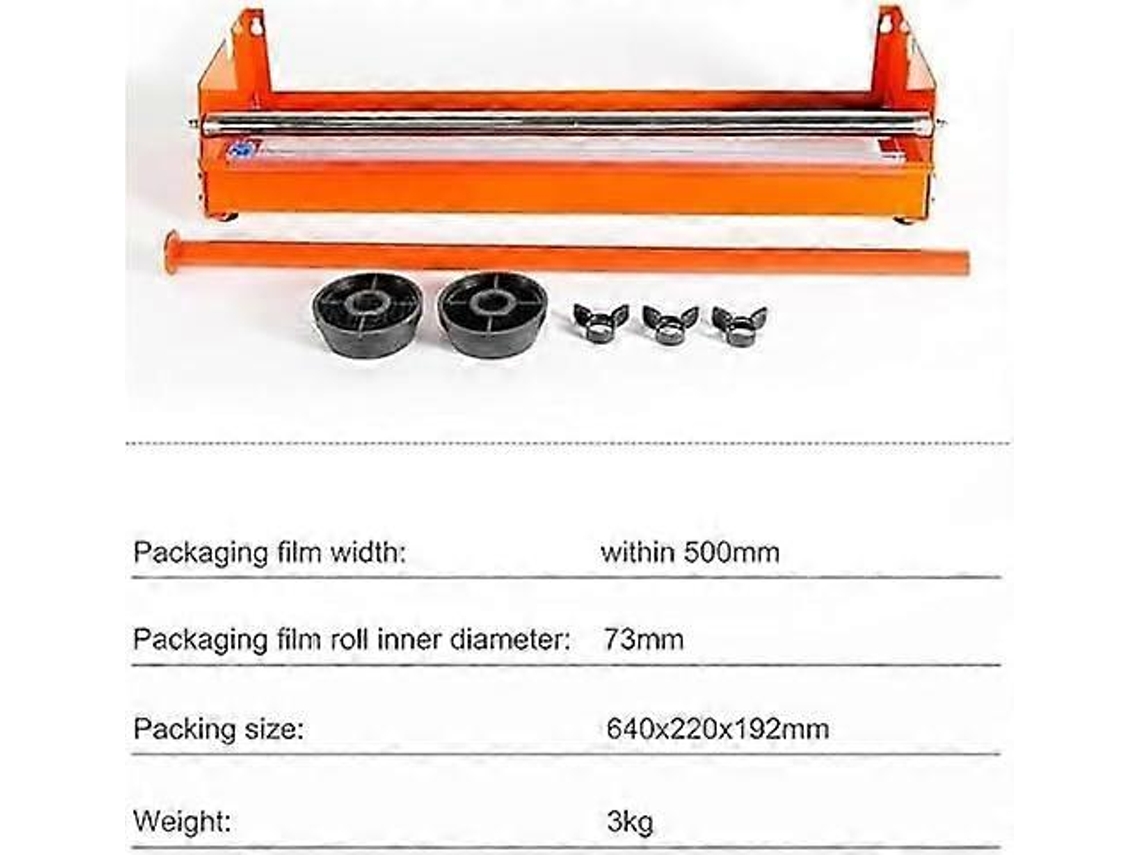 Dispensador Manual De Filme Stretch Para Embalagem De Paletes, Ferramenta Fácil De Usar Para Embalagens De Bandejas De Alimentos. Nostalgia88